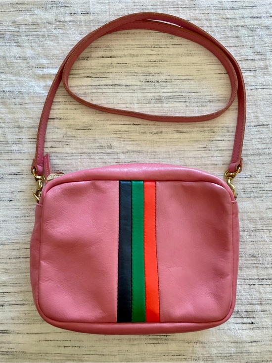 Clare V. Handbags - Clare V. Lollipop Midi Sac Leather Crossbody Bag